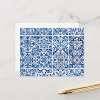 Baldosas mediterráneas, portuguesas, azulejo, mall