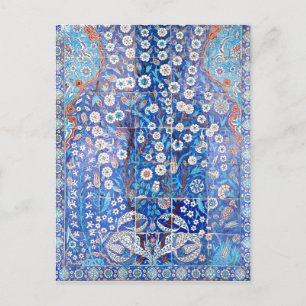 Postal Baldosas turcas de época