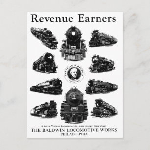 Postal Baldwin Locomotives,Ganadores de ingresos