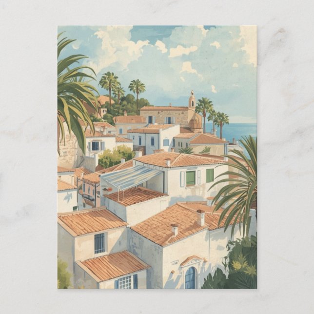 Postal Balearic Islands Vintage French Travel (Anverso)