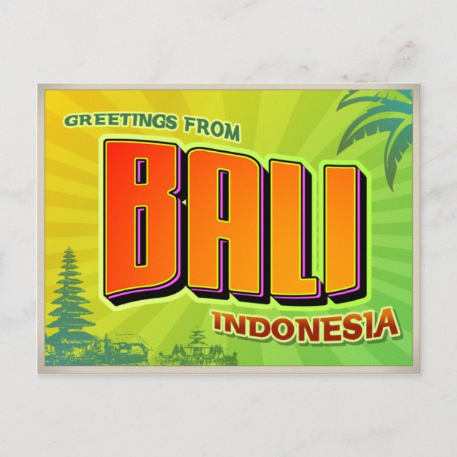 POSTAL BALI (Anverso)