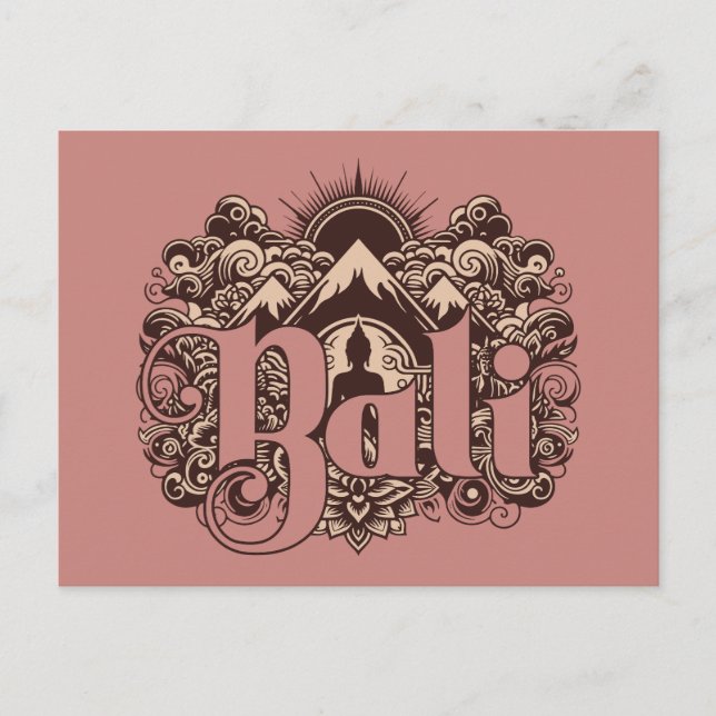 Postal Bali (Anverso)