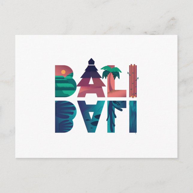 Postal Bali (Anverso)