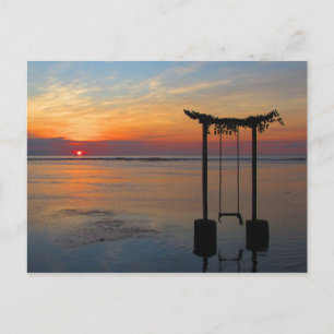 Postal Bali Indonesia Sunset