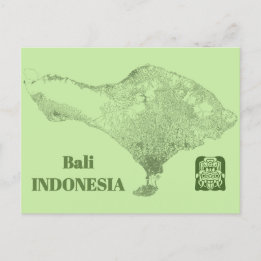 Postal Bali Map