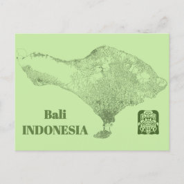 Postal Bali Map