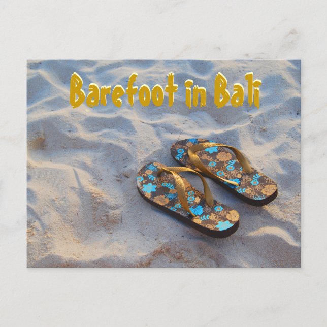 Postal Bali - Ojalá estuvieras aquí (Anverso)