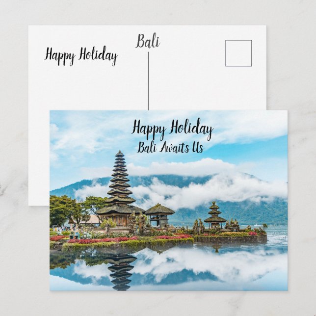 Postal Bali vacation postcard (Anverso / Reverso)