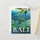 Postal Bali | Visión General De Las Terrazas De Arroz (Anverso/Reverso In Situ)