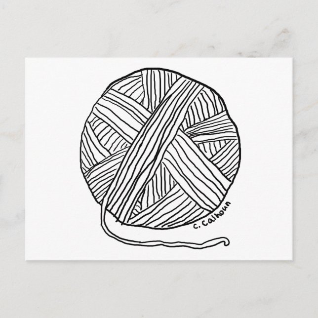 Postal Ball o' Yarn (Anverso)
