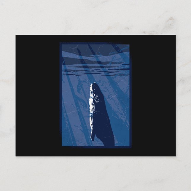 Postal Ballena de mar profundo (Anverso)