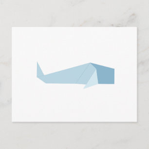 Postal Ballena de origami