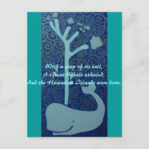 Postal ballena hawaiana