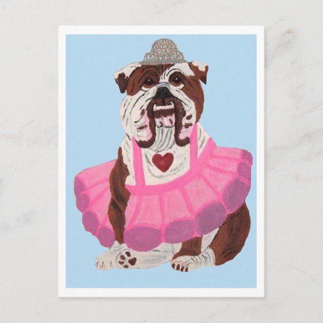 Postal Ballerina Bulldog (Anverso)