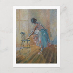 Postal Ballerina en Watercolor Post Card