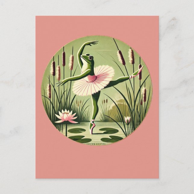 Postal Ballerina Frog (Anverso)
