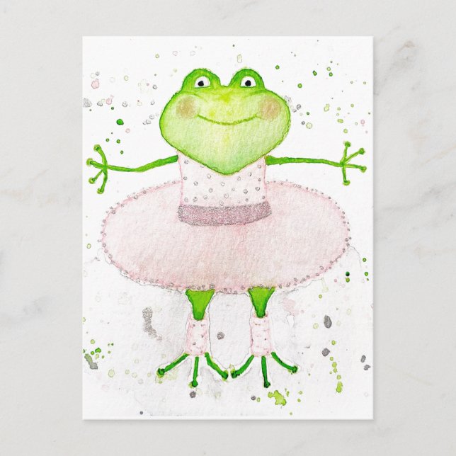 Postal Ballerina Frog (Anverso)