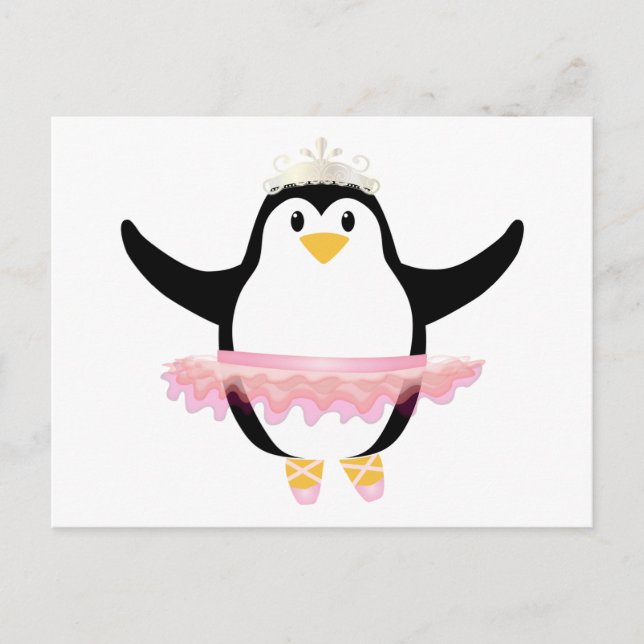 Postal Ballerina Penguin (Anverso)