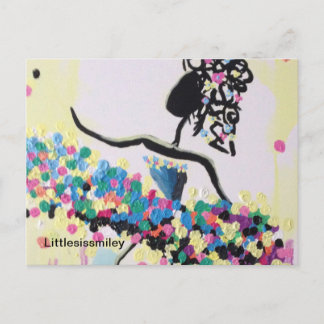 Postal Ballerina Postcard