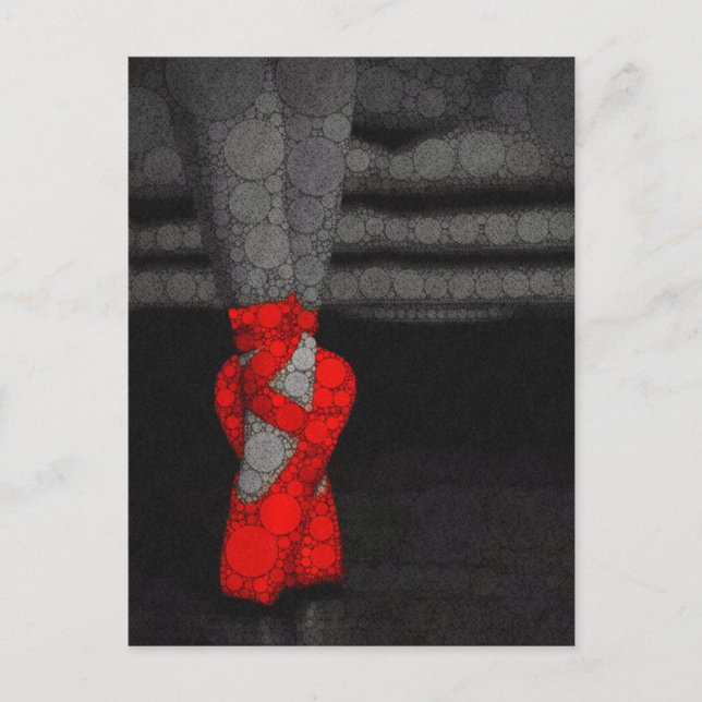 Postal Ballerina Shoes Cute Ballet (Anverso)