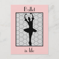 Ballerina Silhouette Ballet is Life