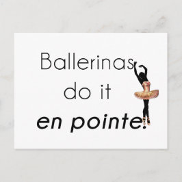 Postal ¡Ballerinas!
