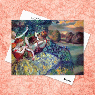 Postal Ballerinas Edgar Degas