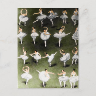 Postal Ballerinas Postcard