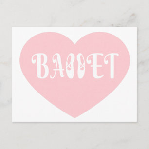 Postal Ballet Amor Danza Personalizada Ctomizeus