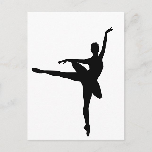 Postal Ballet Ballerina Simple (Anverso)