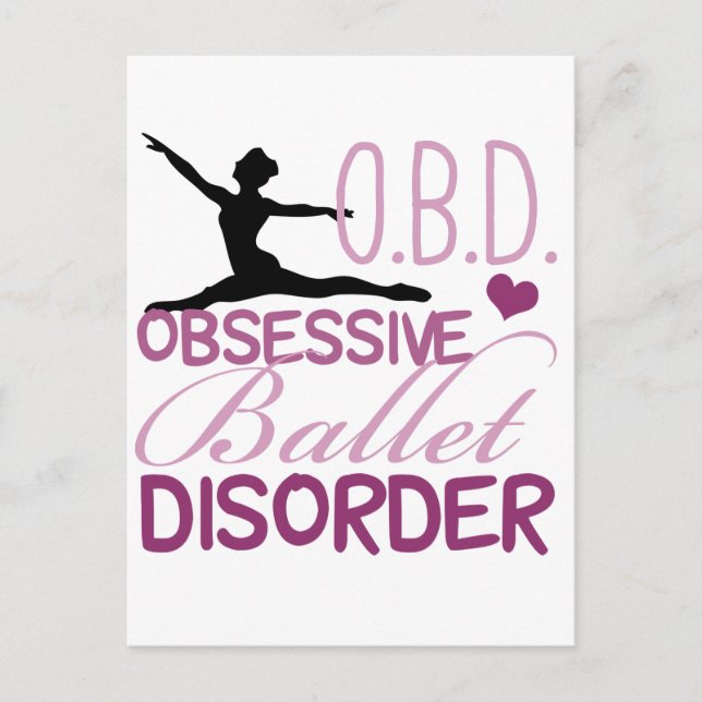 Postal Ballet bonito (Anverso)