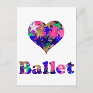 Postal Ballet de amor