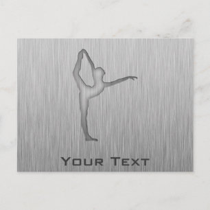 Postal Ballet de aspecto Metalizado cepillado