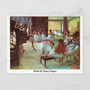 Postal Ballet De Edgar Degas