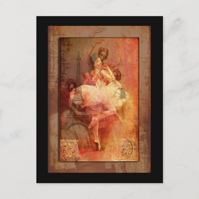Postal Ballet de Francia (Anverso)