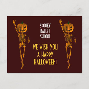 Postal Ballet de punta de la posición cuarta