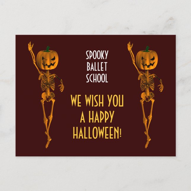 Postal Ballet de punta de la posición cuarta (Anverso)