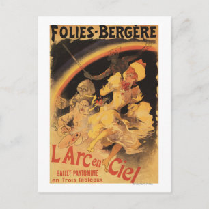 Postal Ballet L'Arc-en-Ciel en Folies-Bergere