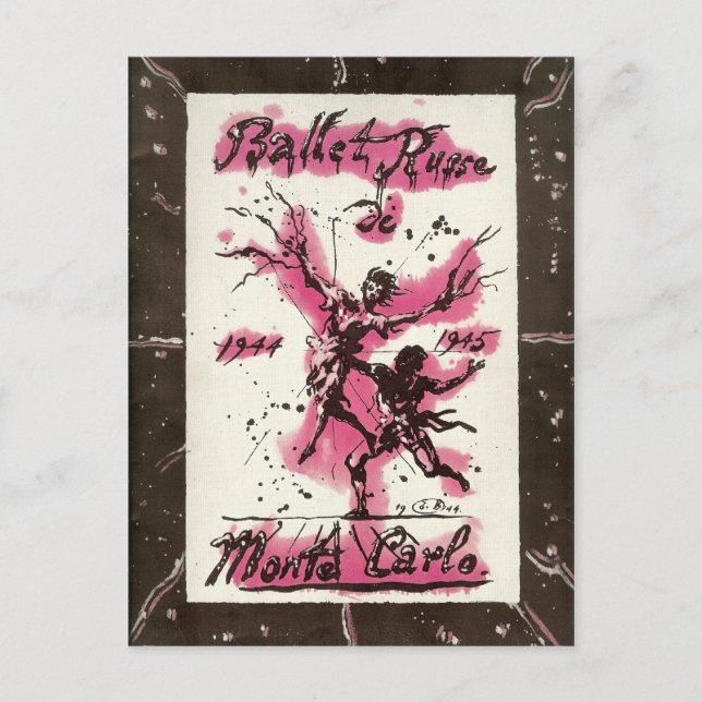 Postal Ballet Russe de Monte Carlo 1944-45 (Anverso)