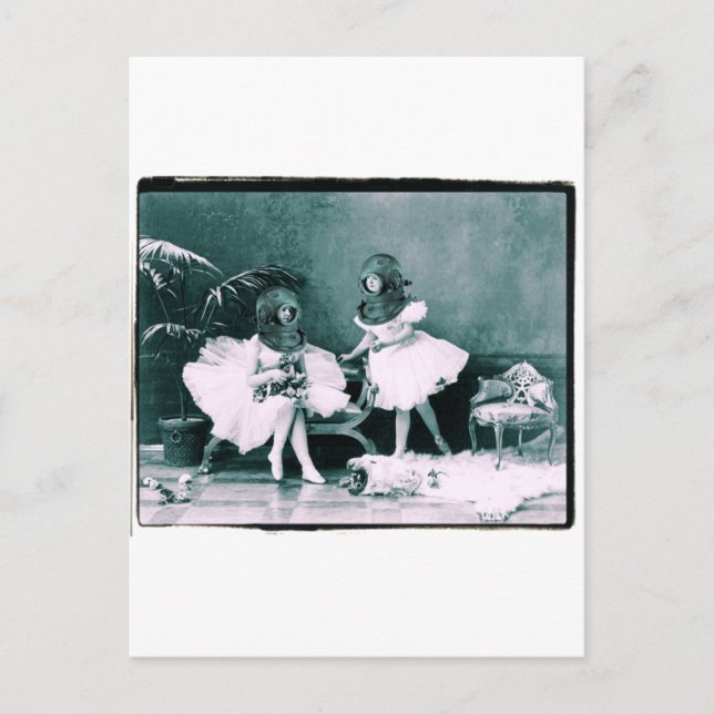 Postal Ballet subacuático (Anverso)