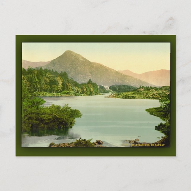 Postal Ballinahinch. Condado de Galway, Irlanda (Anverso)