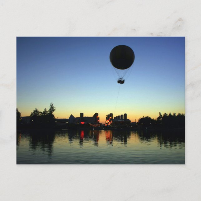 Postal Balloon Sunset (Anverso)