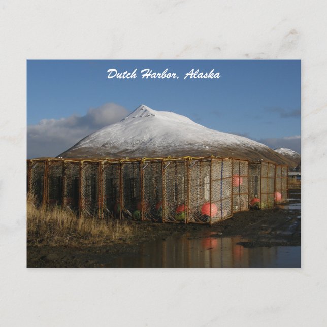 Postal Ballyhoo Mountain Detrás De Crab Pots (Anverso)