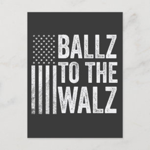 Postal Ballz a las elecciones Walz Harris Walz 2024