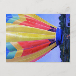 Postal Balón de aire caliente