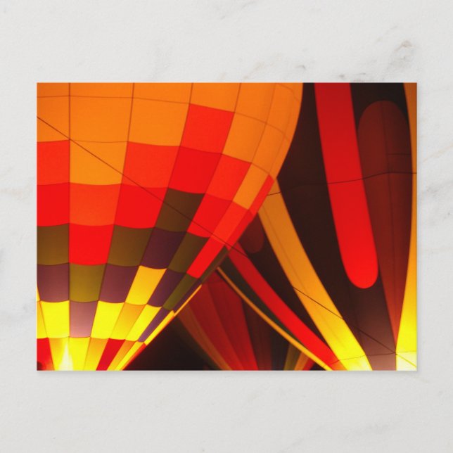 Postal Balón de aire caliente (Anverso)