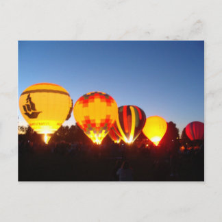 Postal Balón de aire caliente