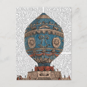 Postal Balón de aire caliente de Montgolfier Aerostatique