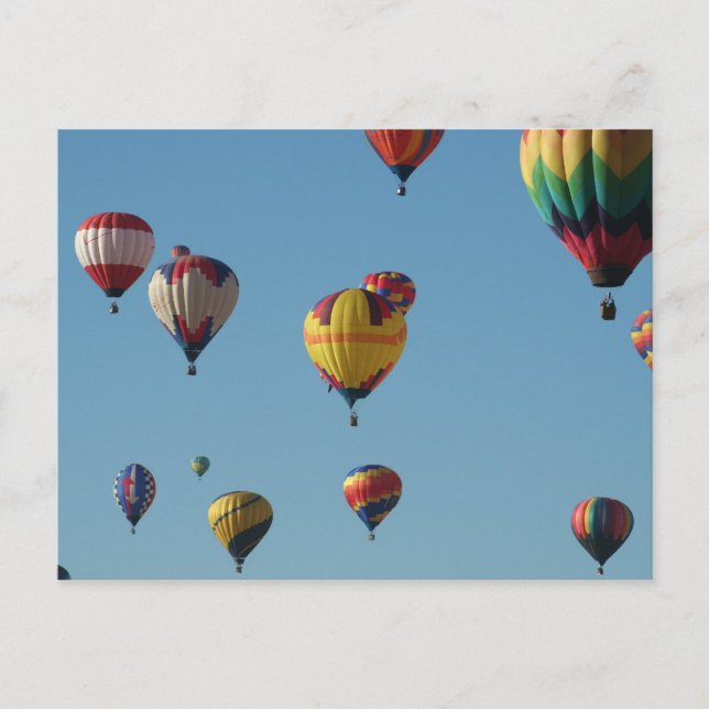 Postal Balón de aire caliente llenado Sky Postcard (Anverso)