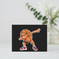 Balón de baloncesto haciendo dabbing divertido jug